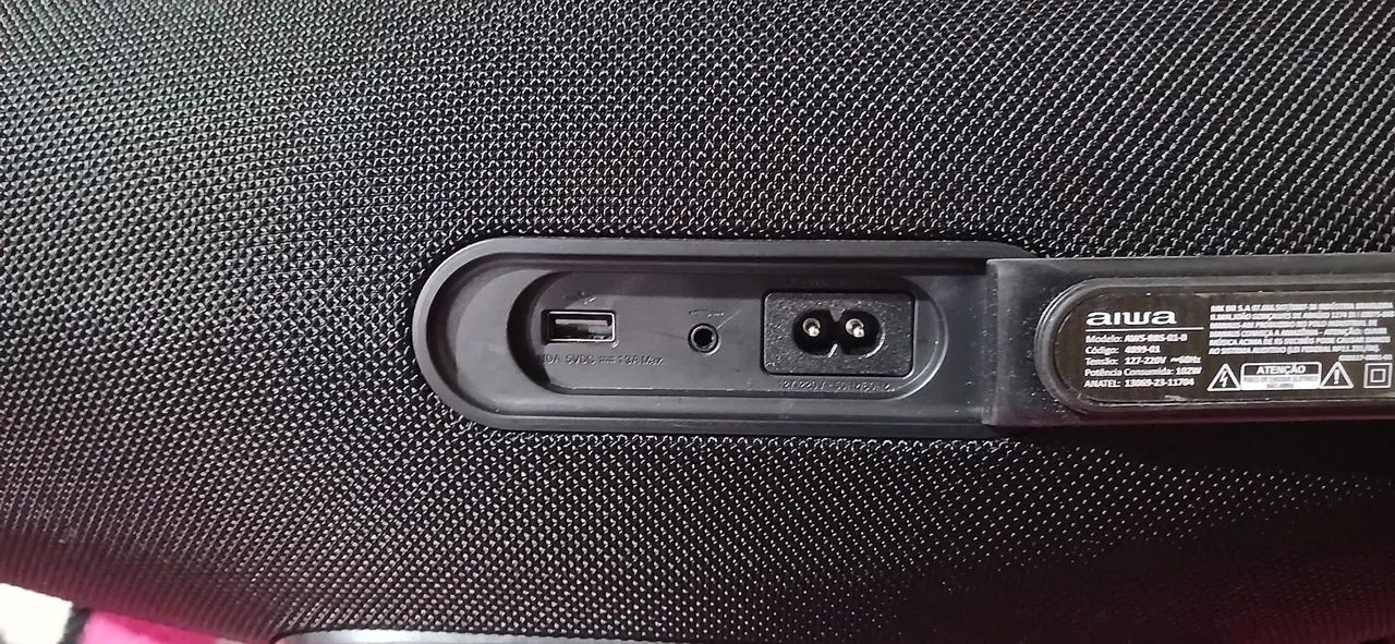 Caixa Boombox Aiwa + capa protetora - Foto 3