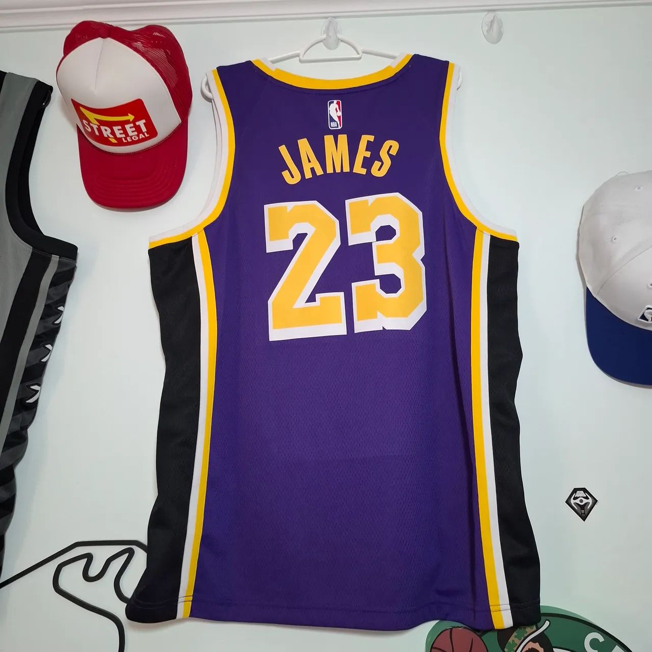 Regata Nba Los Angeles Lakers Statement Edition 1ª Versão  - Foto 5