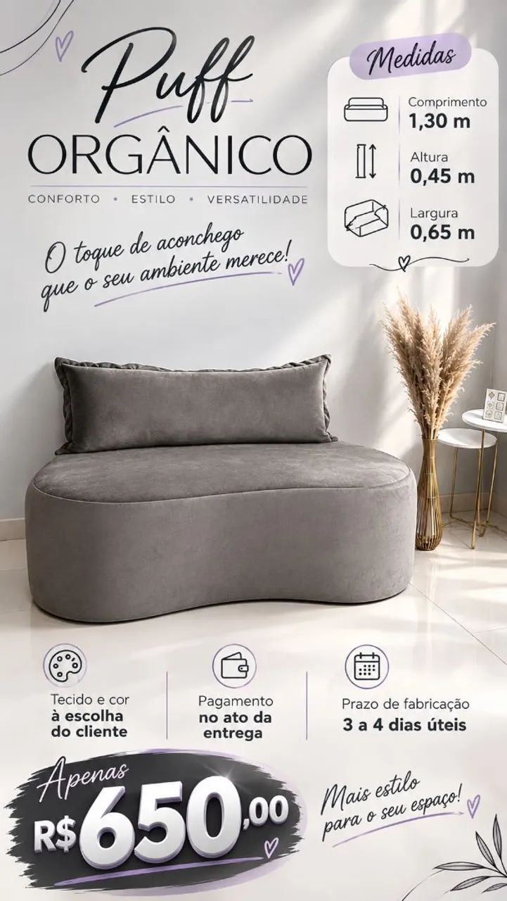 Puff orgânico 