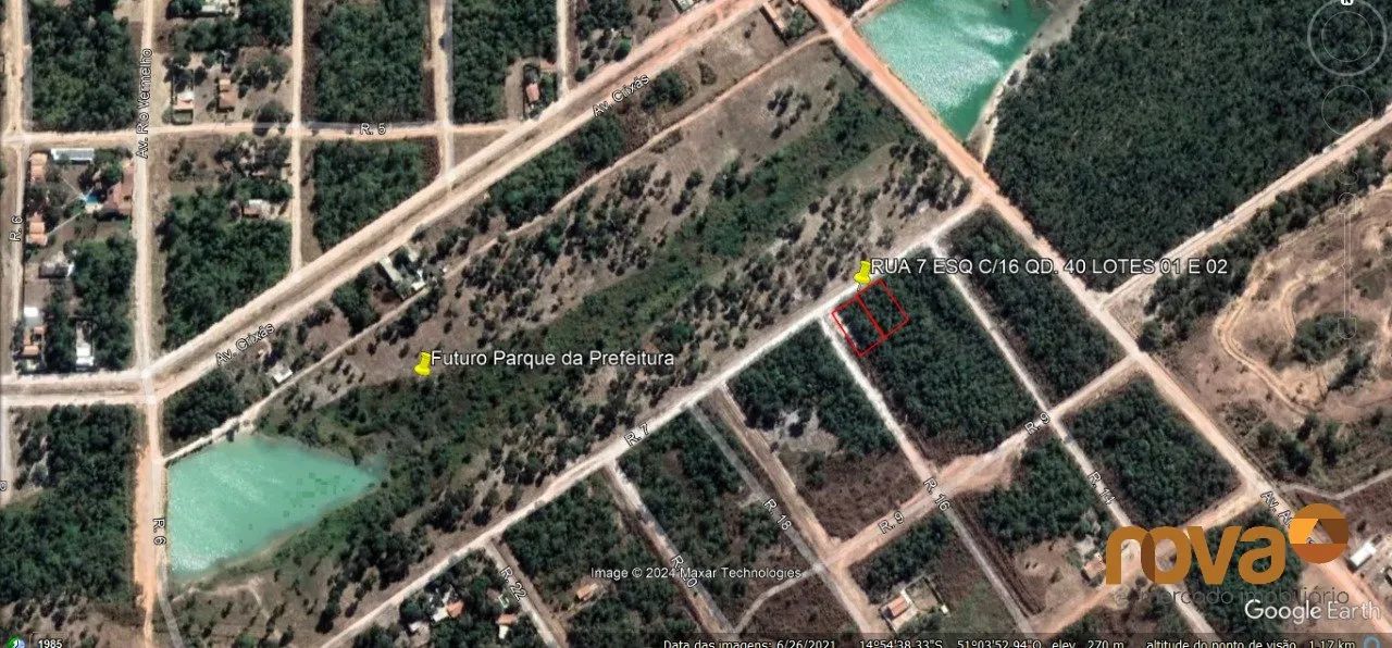 LOTE VILA IRACY ARUANA PROXIMO DO CENTRO