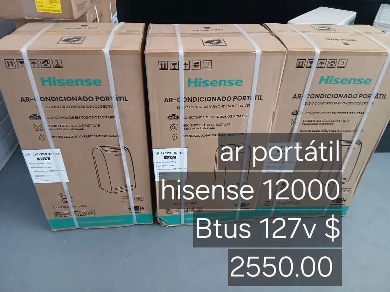 Ar portátil Hisense 