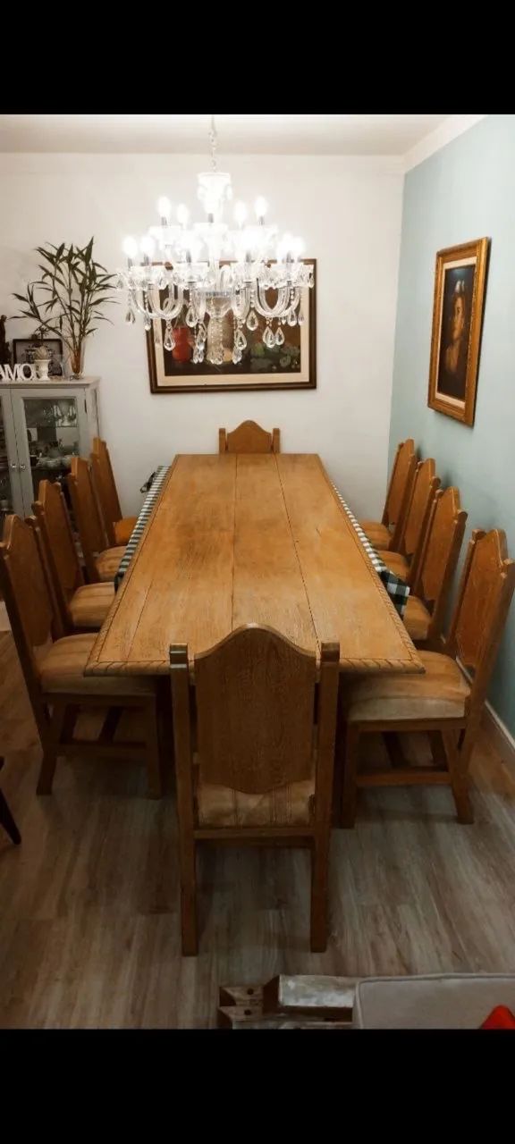 Sala de jantar madeira maciça 