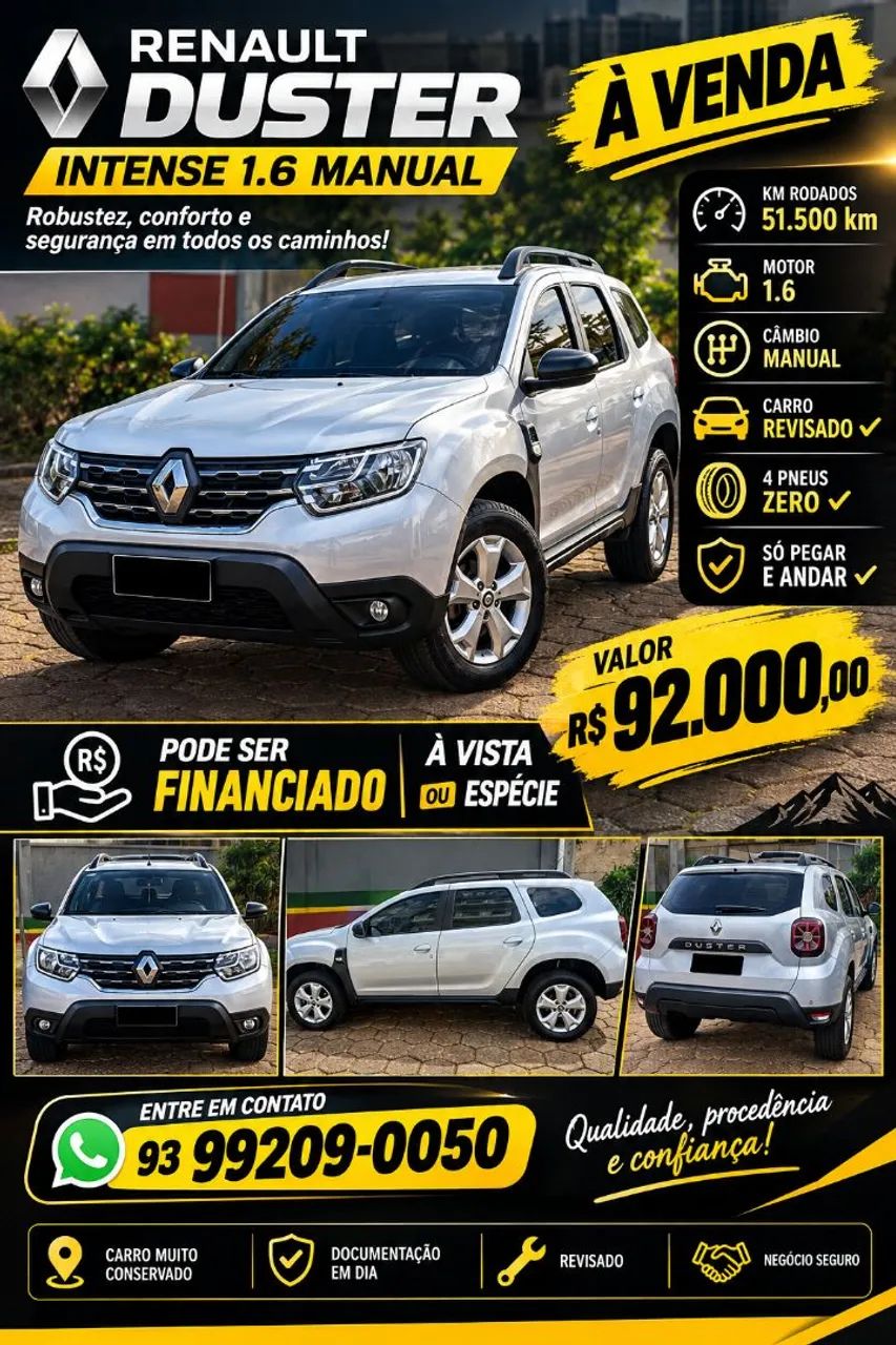 Renault Duster DUSTER Intense 1.6 16V Flex Mec. 2024