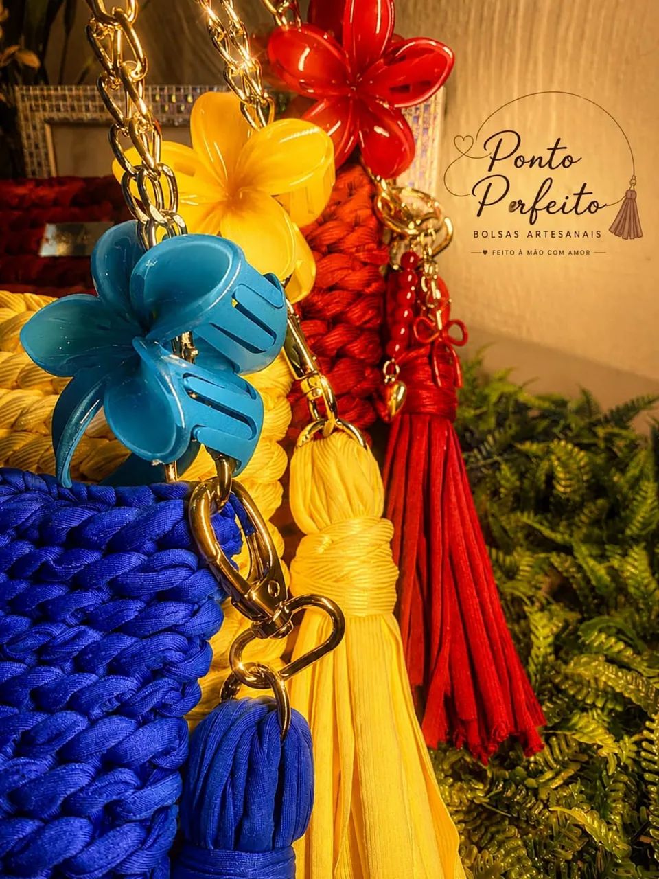 Bolsa de fio de malha  - Foto 5