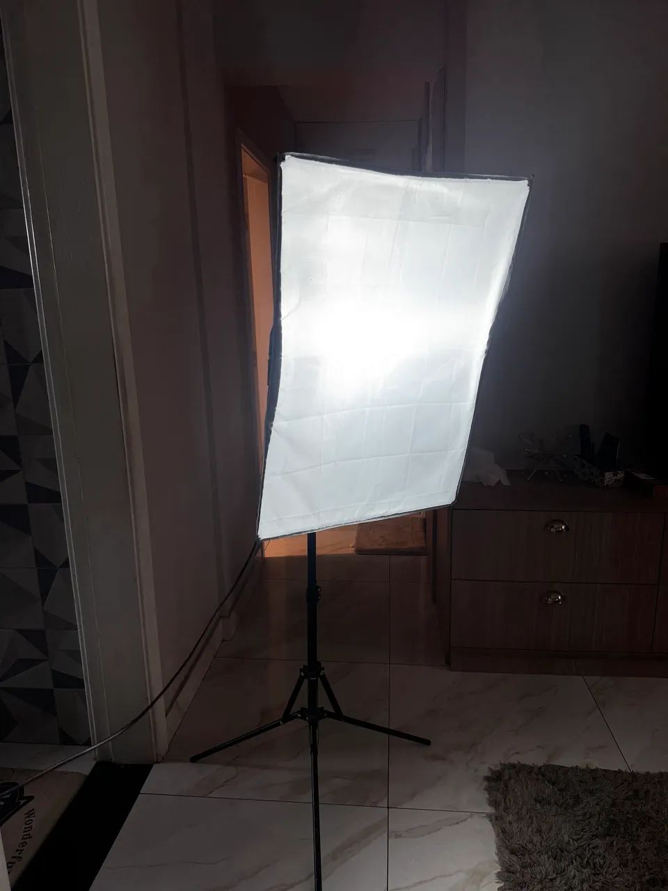 Softbox retangular para iluminação fotográfica e de vídeo - Foto 4