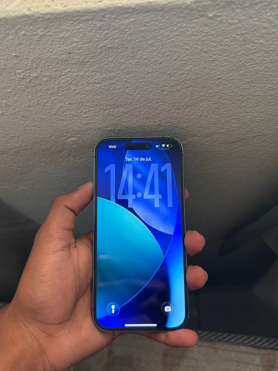 iPhone 14 Pro 128GB Azul - Bateria 96% - Impecável - - Foto 4