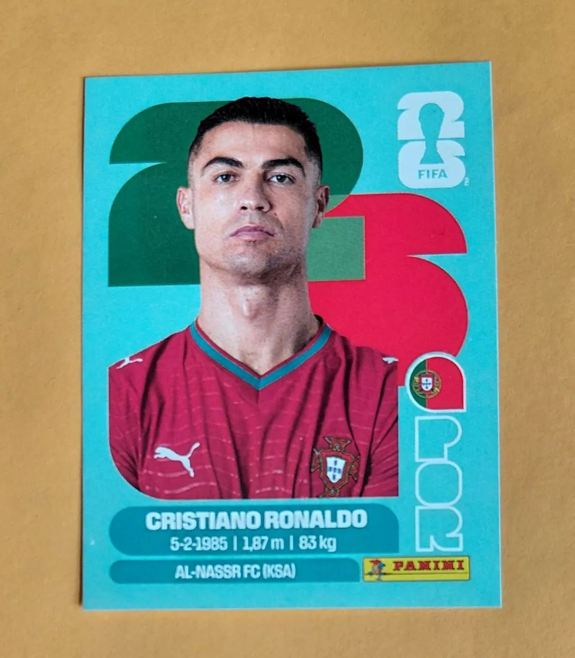 Figurinha Cristiano Ronaldo Copa 2026 Original Panini 