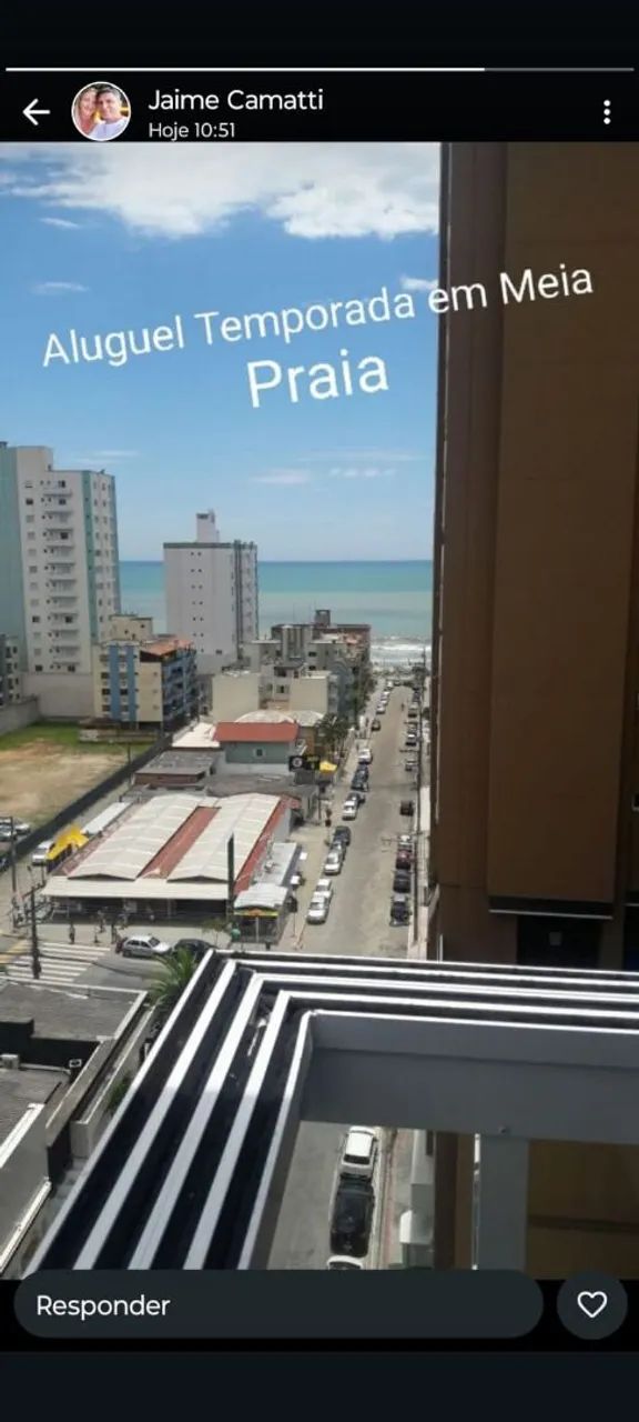 Apto 2 suites 150m da Praia