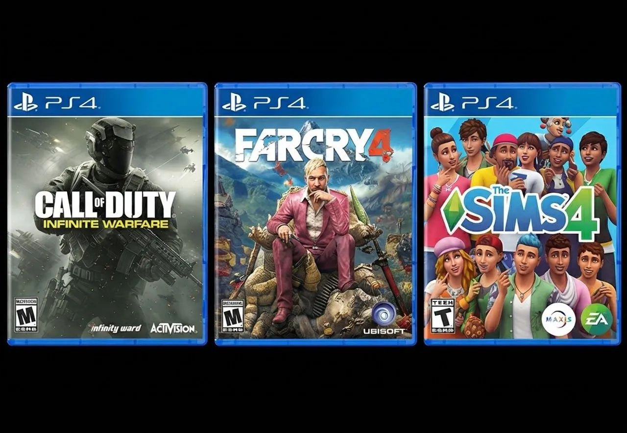 PS4 Slim + 2 controles + 5 jogos - Foto 4