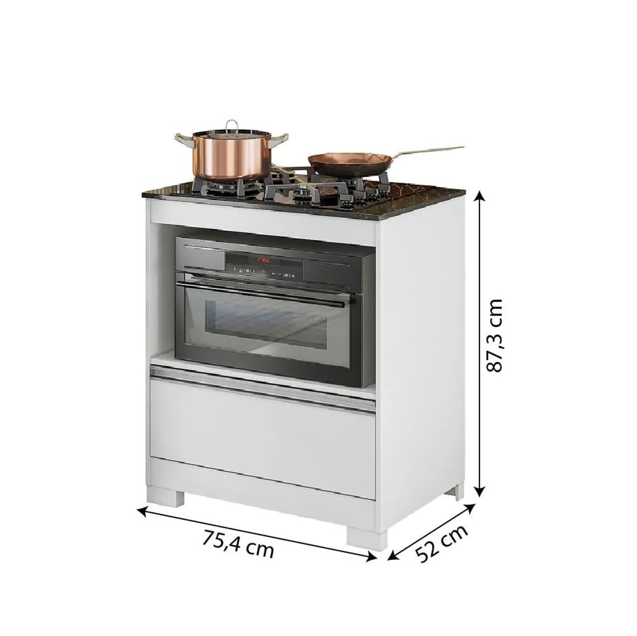Balcão para cooktop 4 e 5 bocas.  - Foto 4