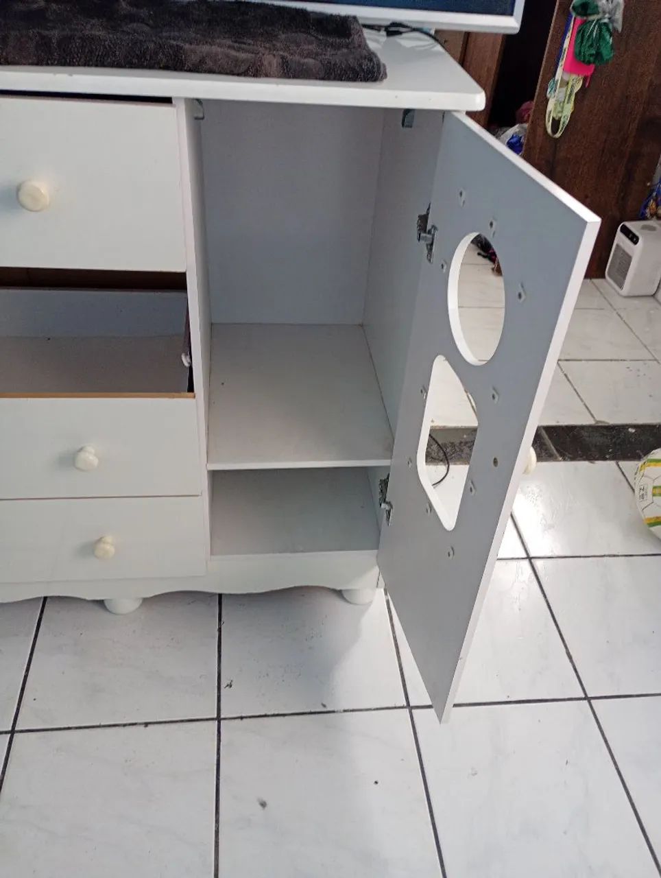 cômoda infantil branco - Foto 2