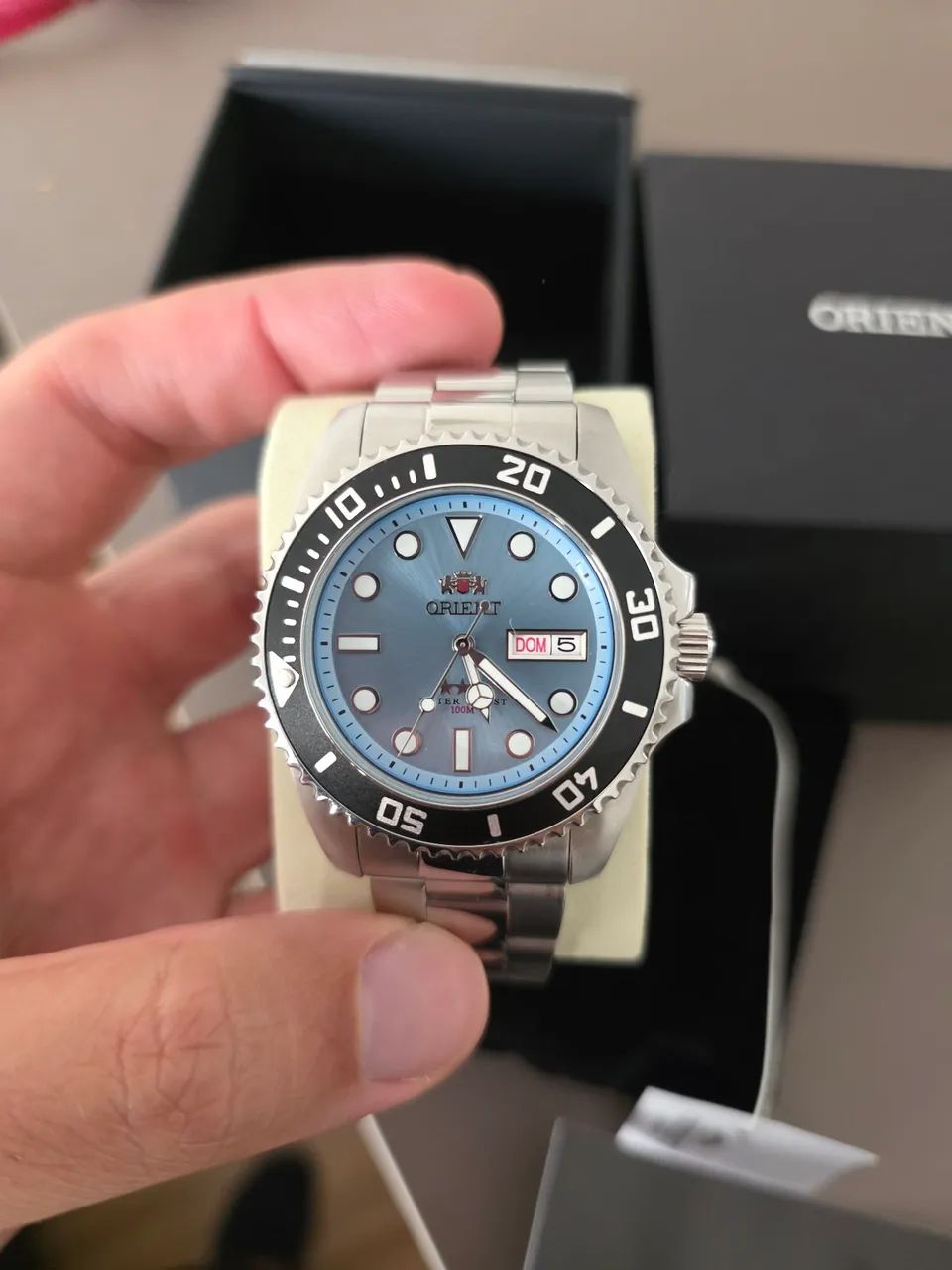 Orient automatico 42mm nf e garantia