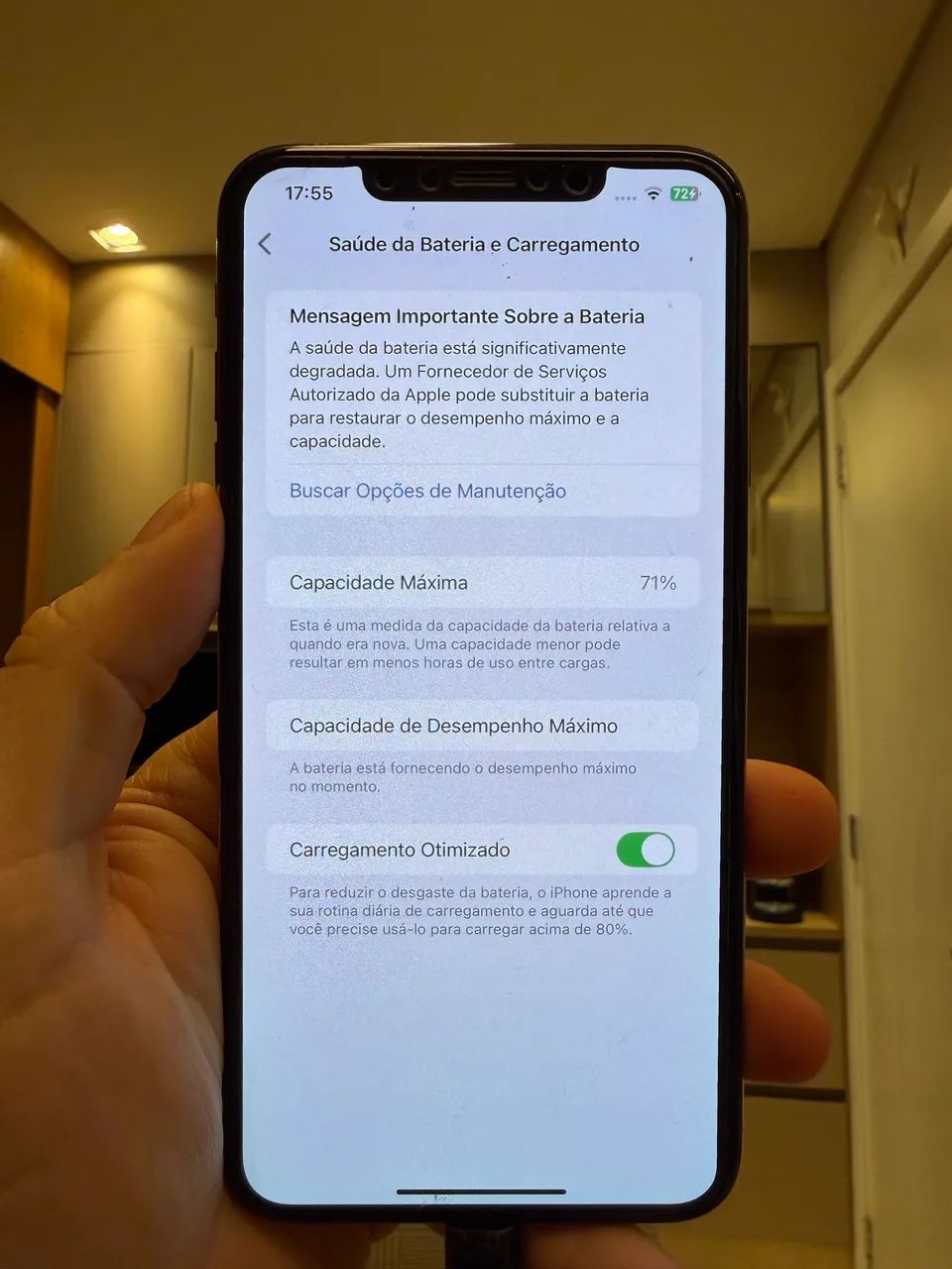 iPhone XS Max 256GB Rosa - Excelente Estado e Funcionando Perfeitamente - Foto 4