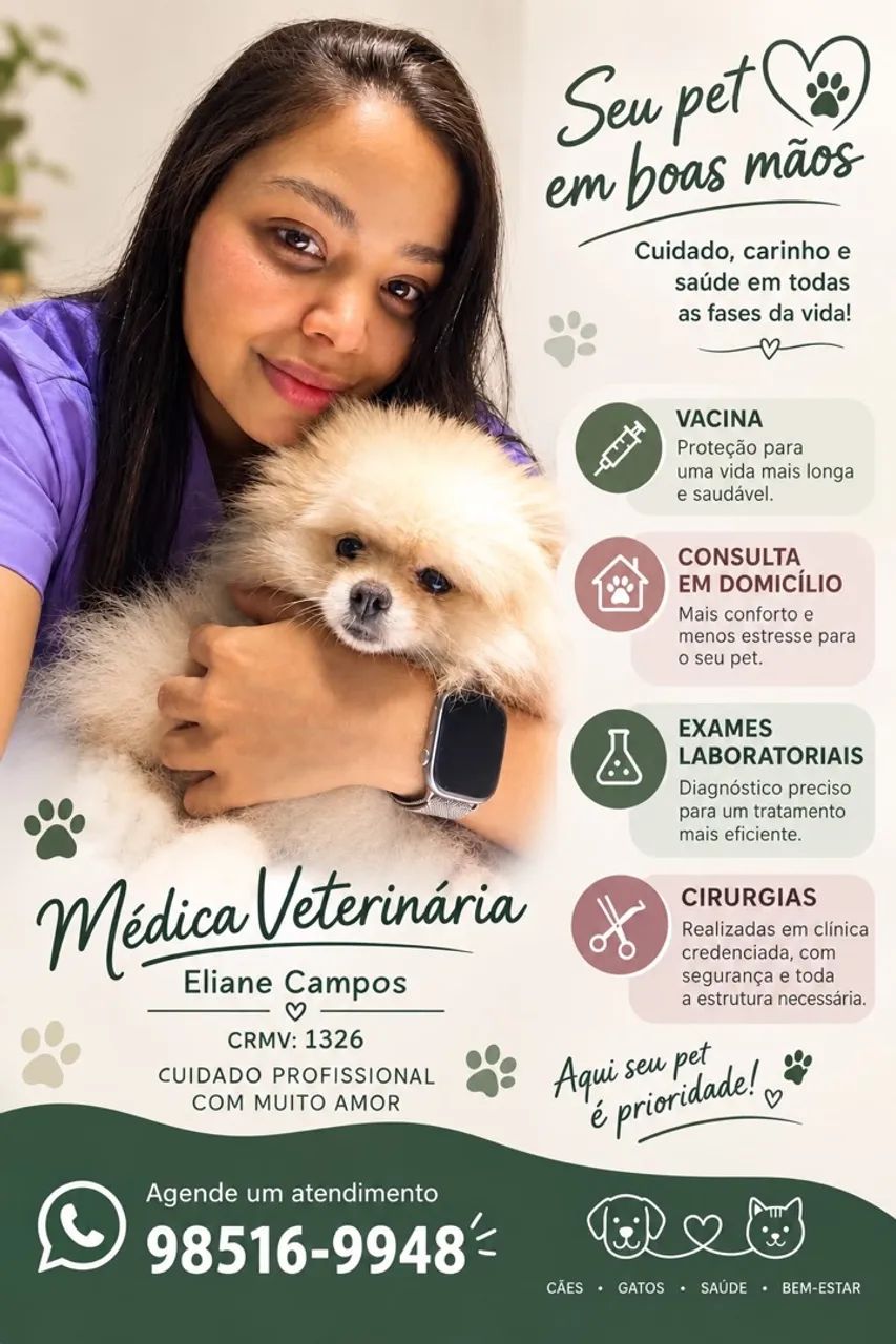 Veterinário a domicílio 