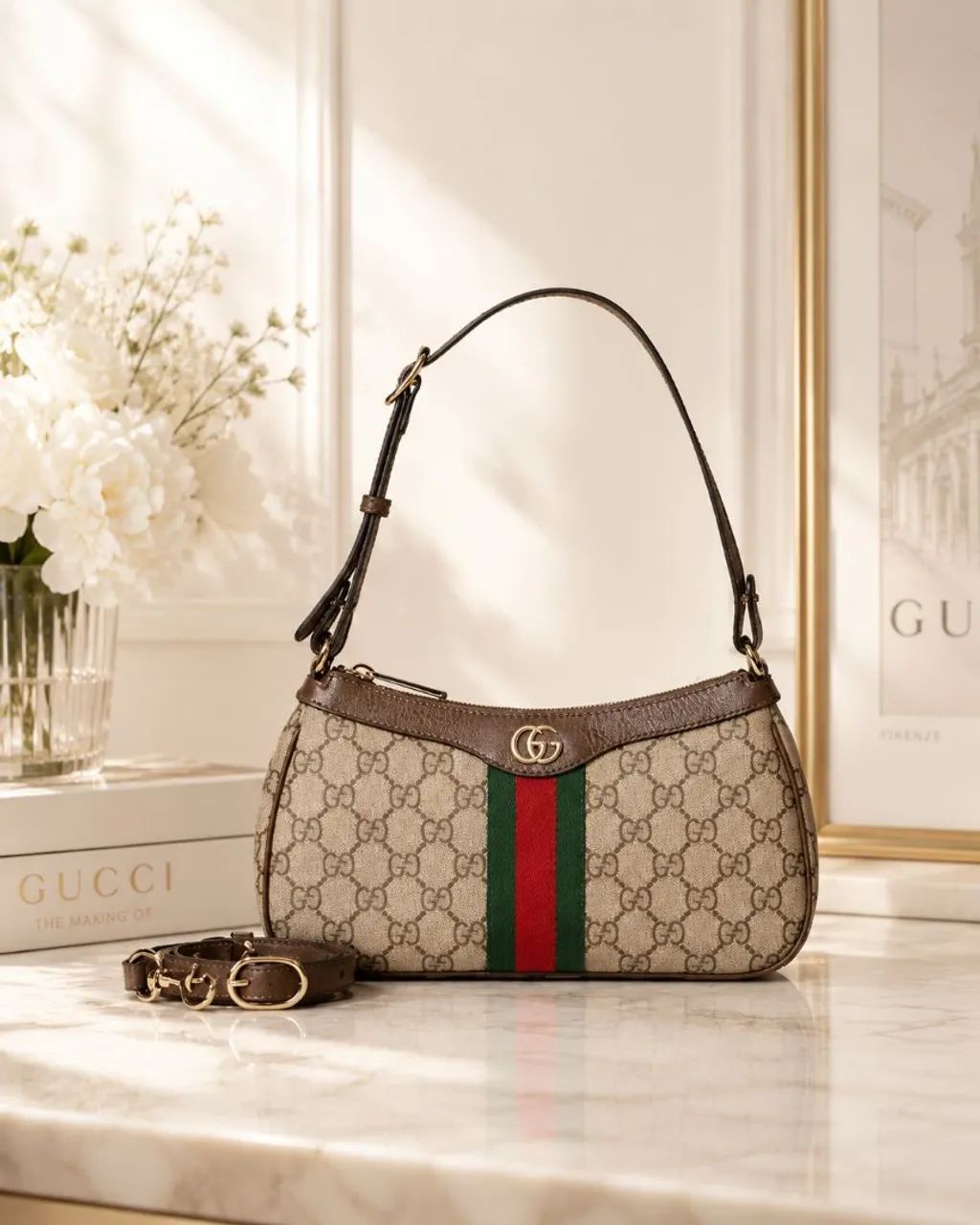 Bolsa de ombro Gucci Ophidia 