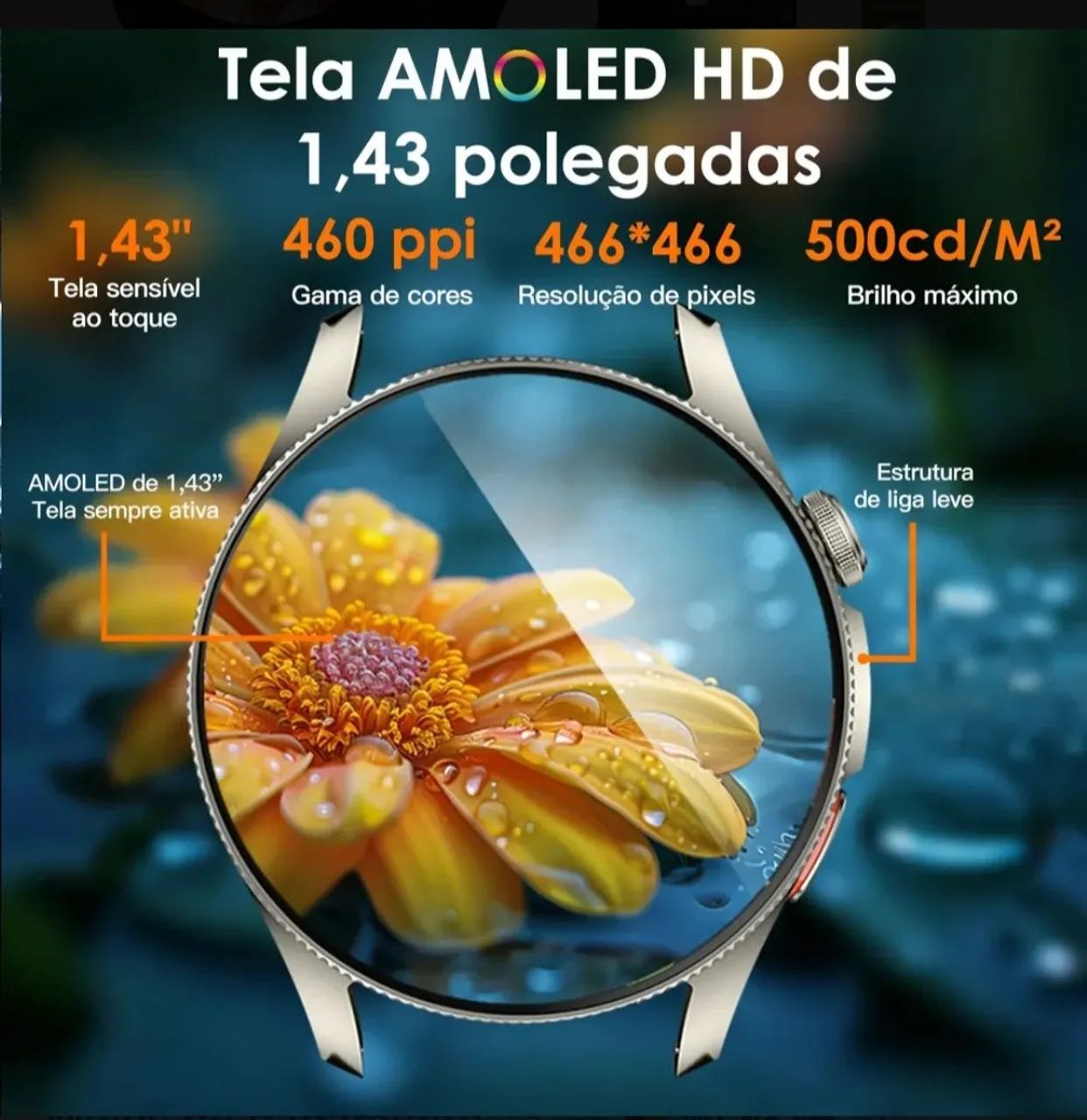Smartwatch de primeira linha aurafit - Foto 4