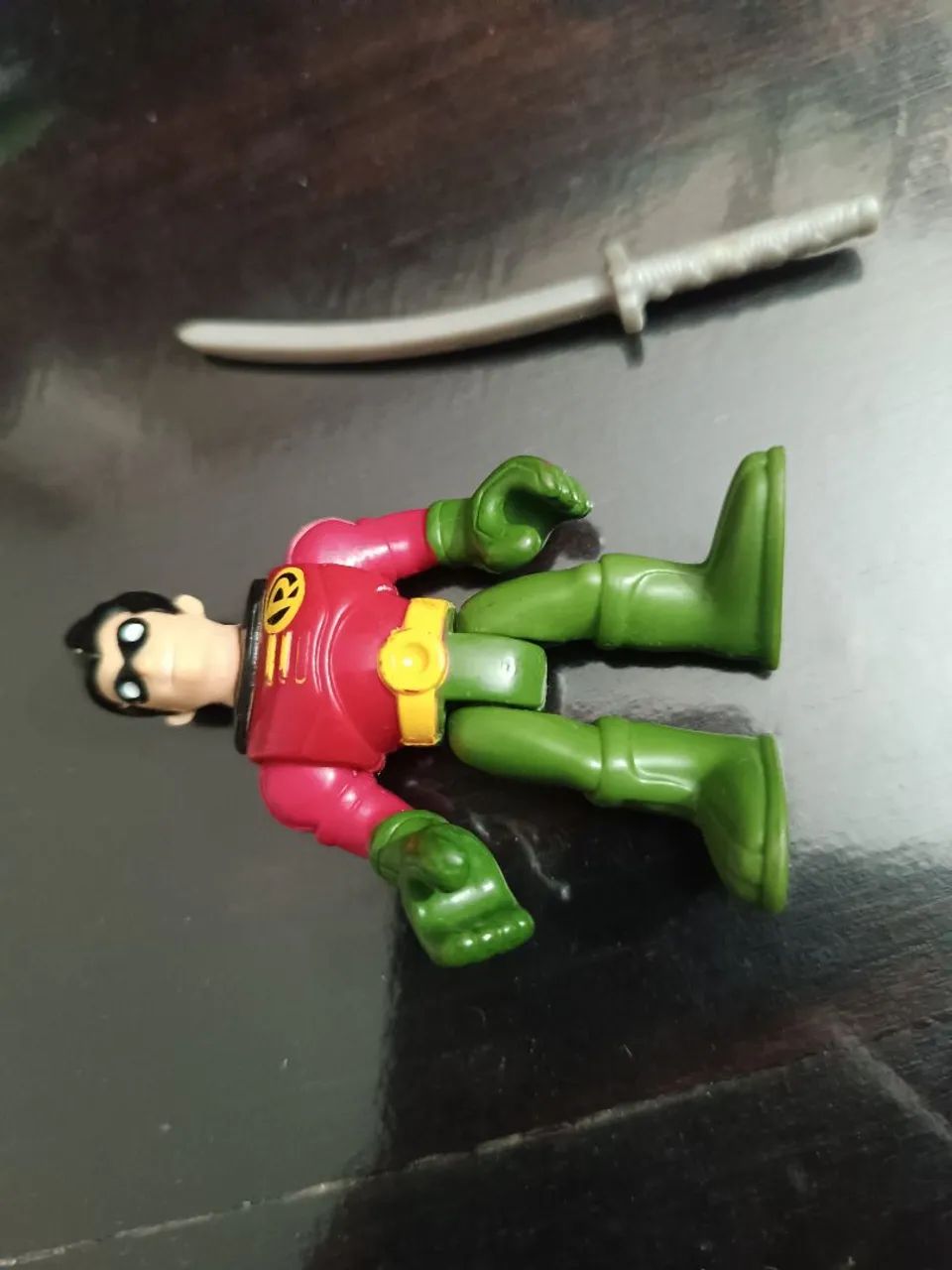 Imaginext DC Super Friends - Robin + Moto + Espada Extra - Foto 3