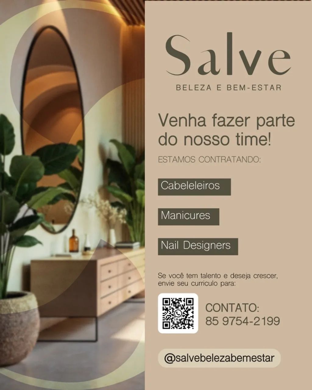 Oportunidade * Salão de Beleza*