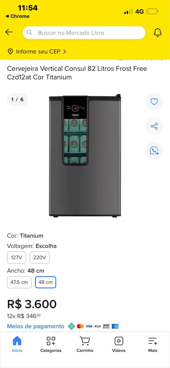 Cervejeira Consul 82L Titanium SEMI NOVA - Foto 3