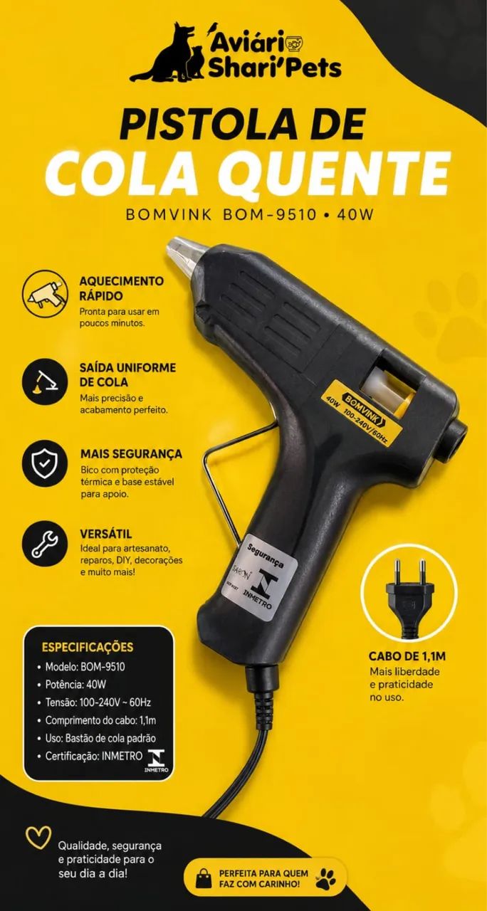 Pistola de cola quente - Foto 2