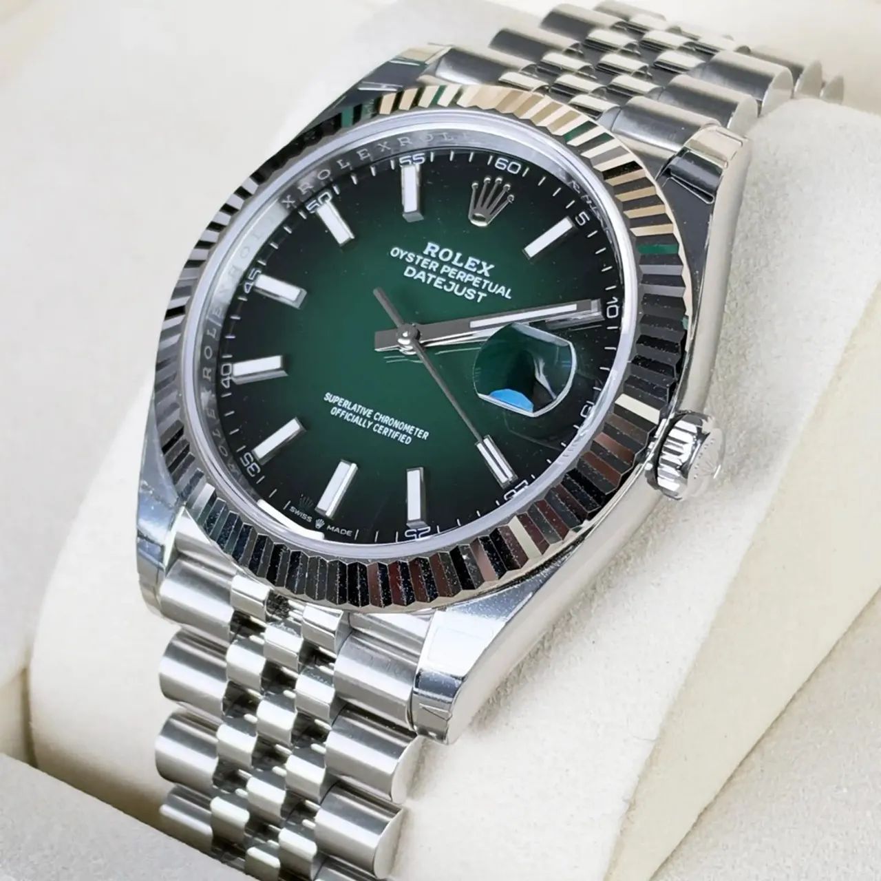 Rolex Datejust automático verde esmeralda  - Foto 3