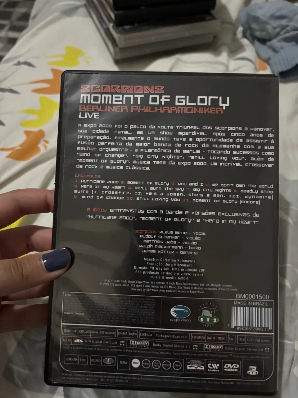 dvd scorpions moment of glory - Foto 2