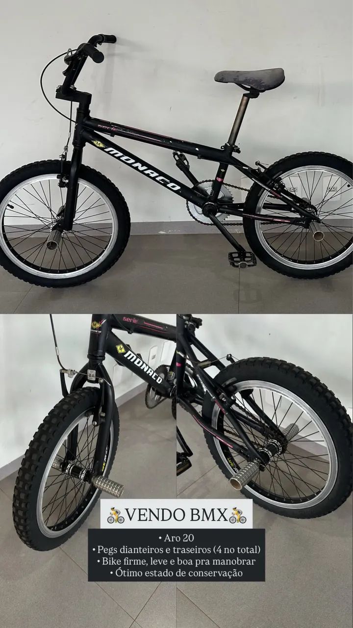 BMX Monaco Aro 20 - Excelente estado, pronta para andar
