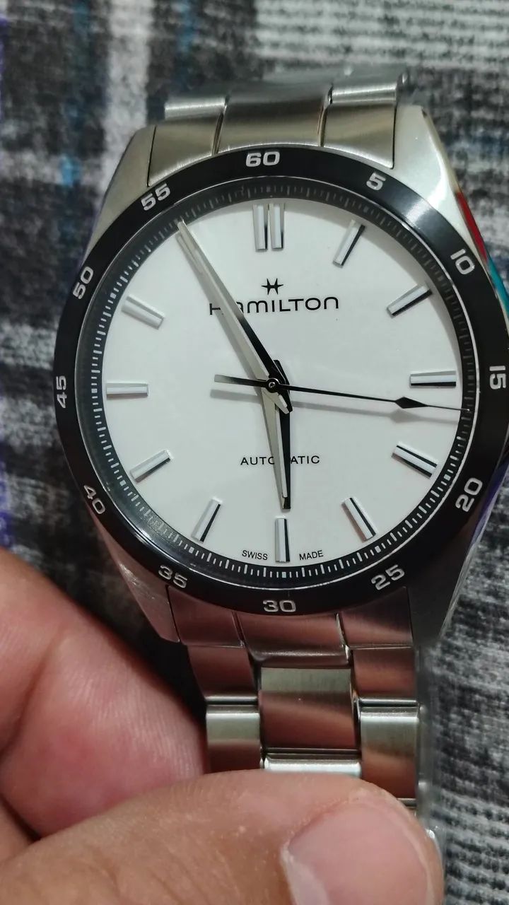 Relógio Hamilton jazzmaster performer automatico 