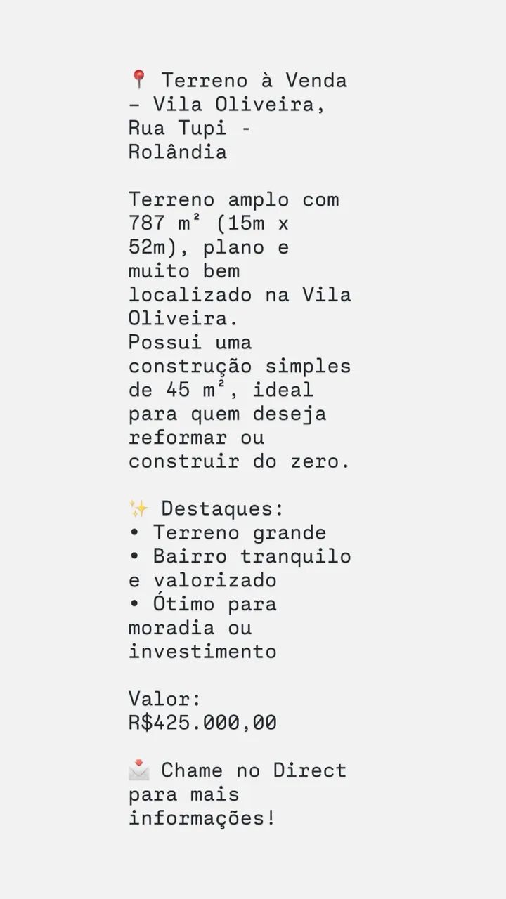 Foto - Rolândia - Vila Oliveira