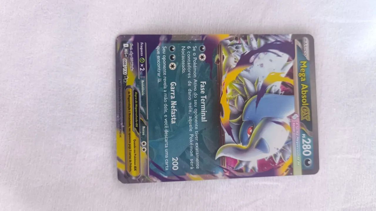 Carta pokémon rara Mega Absol - Foto 4