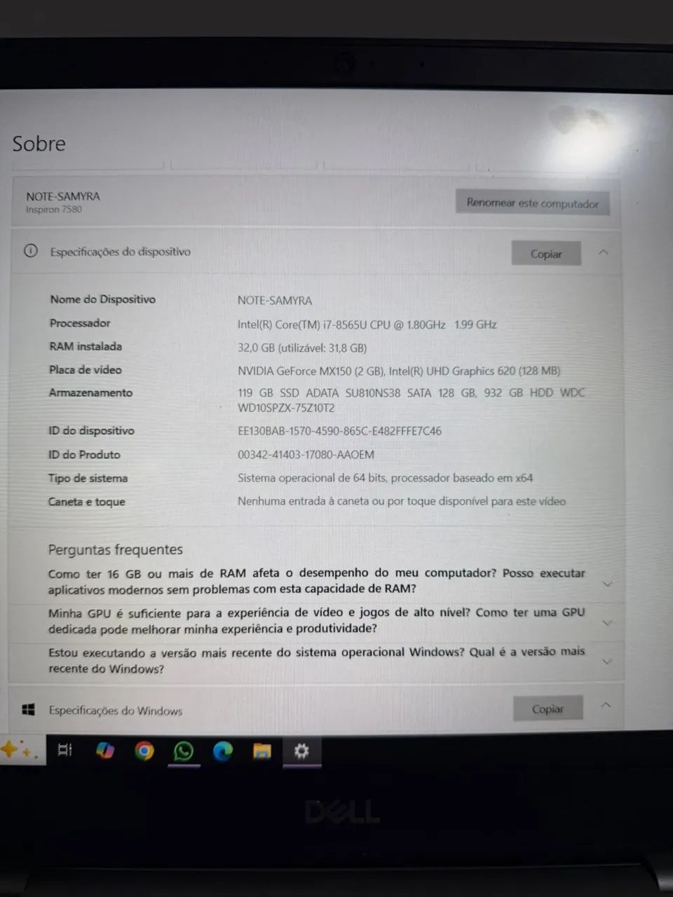 Vendo Notebook Dell - Foto 5