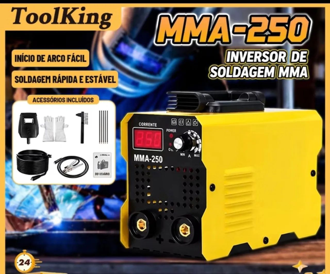 Máquina do solda 250amper