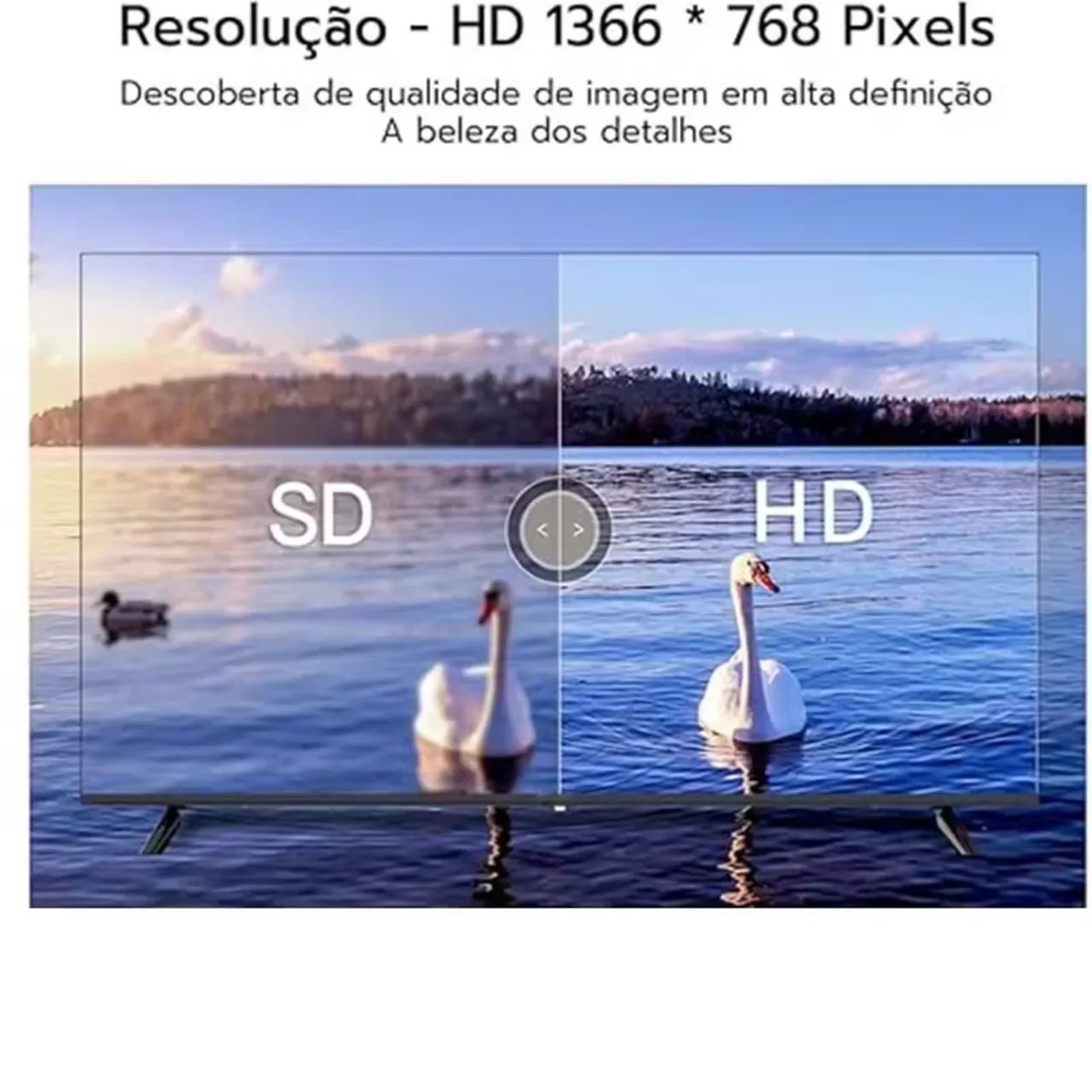 Smart TV LED HD 24? Android 14 com Wi-Fi, HDMI e USB - Foto 4