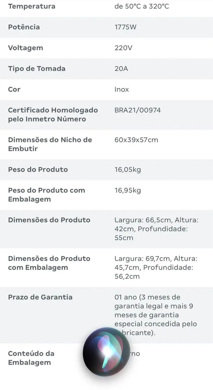 Forno elétrico, novo, na caixa, R$800,00 - Foto 4