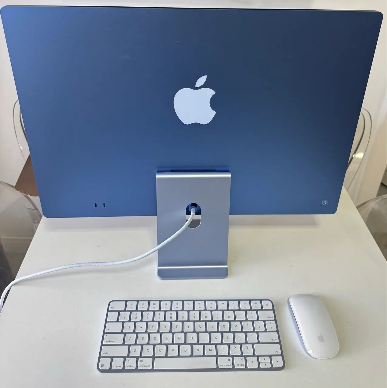 IMac 24 M4, 16GB, 250GB SSD, Azul, Garantia até 27/08/26