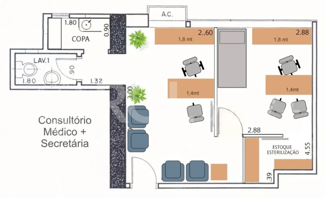 Escritorio/Sala - Santa Cecília - Foto 4
