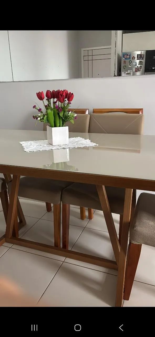 Mesa 6 lugares Madeira - Foto 3