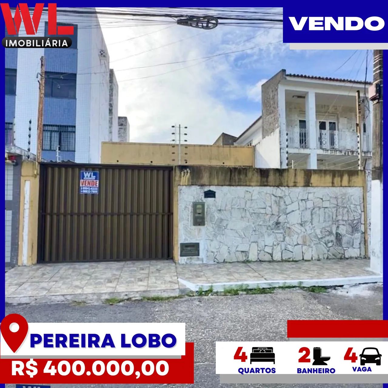 Vendo - Casa no Pereira Lobo