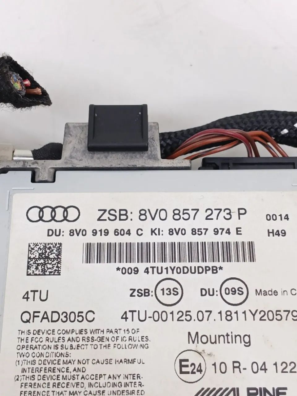 Visor Multimídia Audi A3 Hatch Tfsi 1.4 2018 2019 8v0857273p - Foto 7
