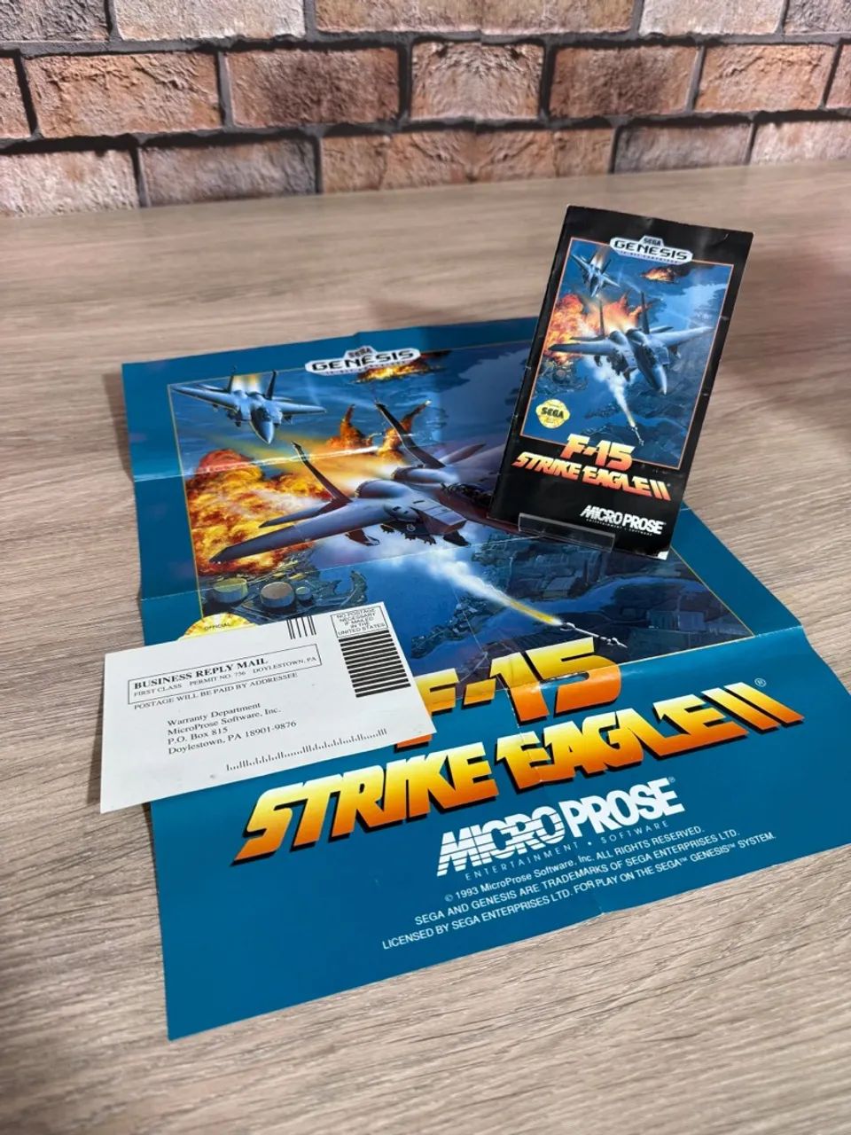 F15 Strike Eagle Mega Drive Original - Foto 5