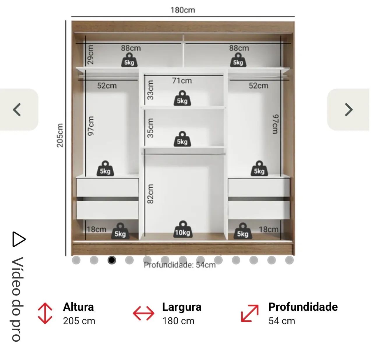 Guarda roupa semi novo - Foto 5