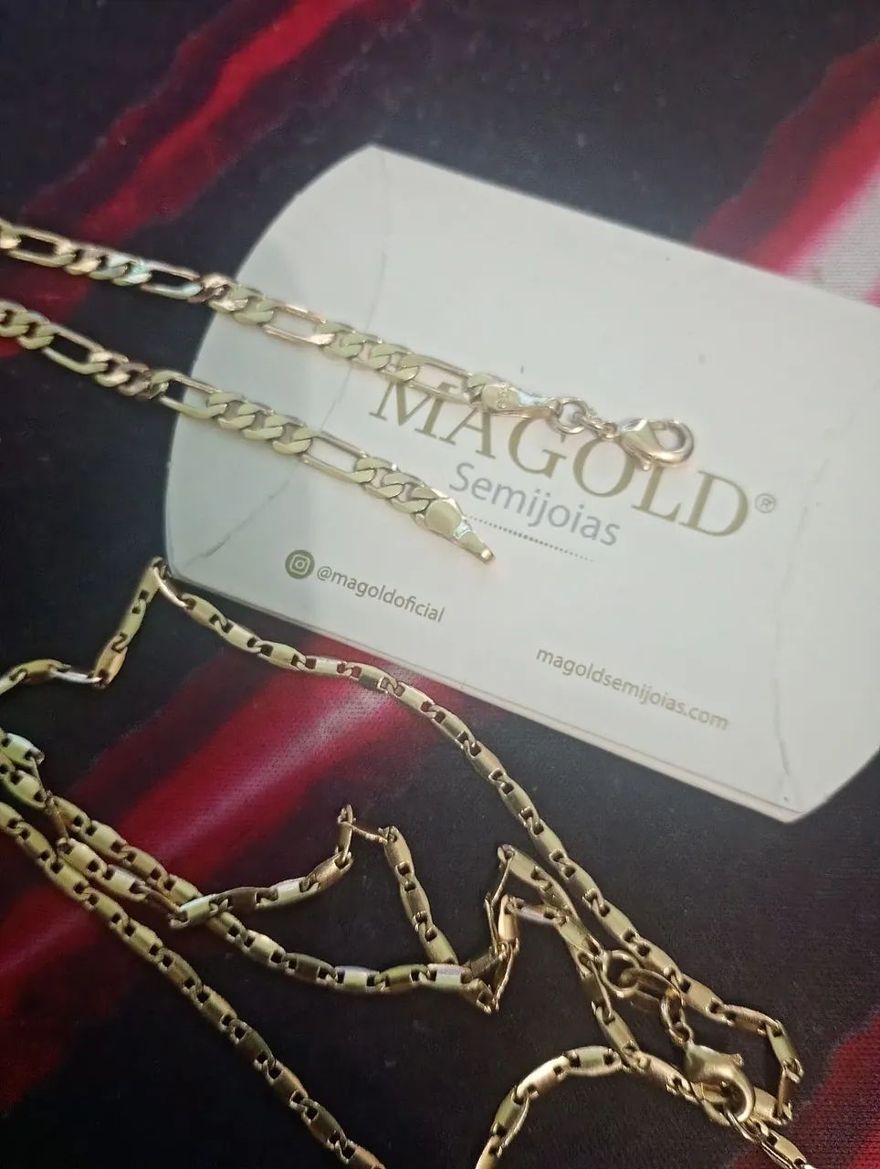 Corrente e pulseira MDG