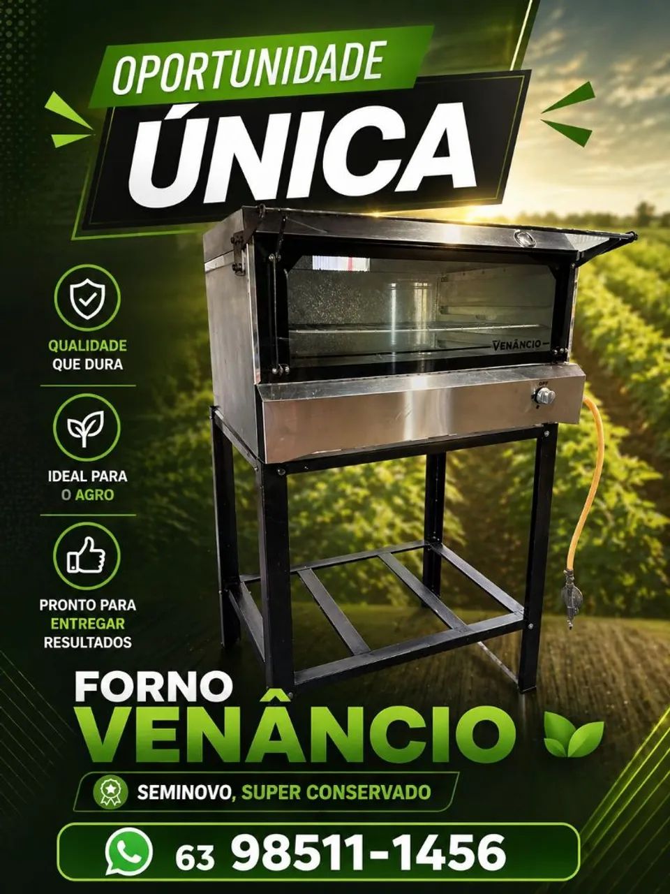 Forno industrial a gás