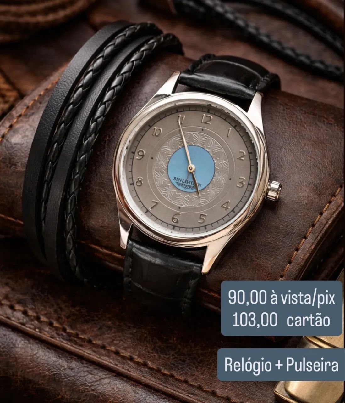 Relógio Masculino com Pulseira  - Foto 3