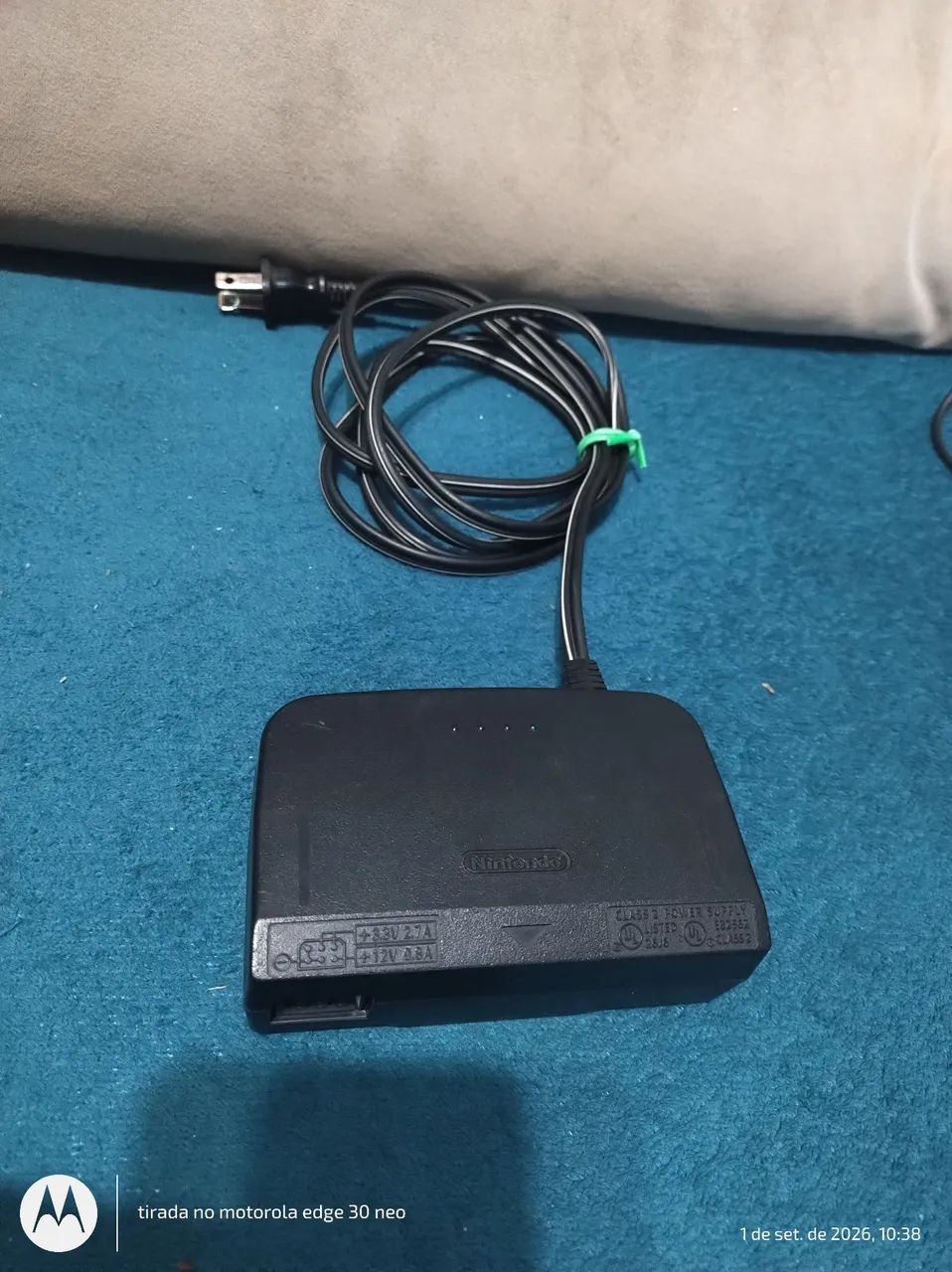 Fonte Nintendo 64 original 120 v - Foto 2