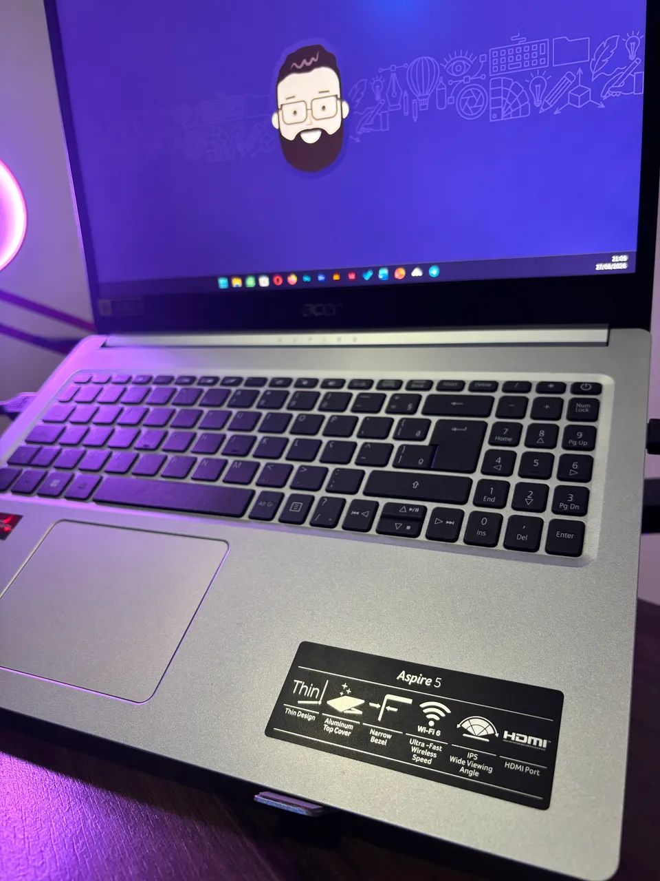 Notebook Acer Aspire 5 16gb + 512 ssd - Foto 4
