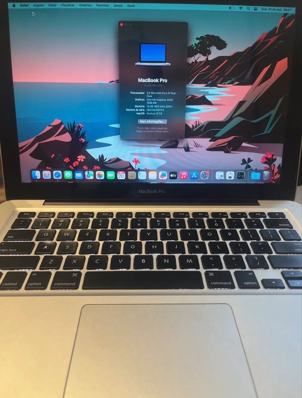 MacBook Pro 2012 i5 12gb ram 240 ssd Kingston  - Foto 2