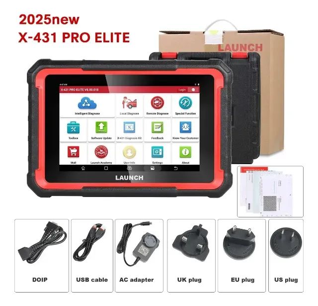 LAUNCH X431 PRO ELITE Scanner Automotivo OBD2 Profissional - Can