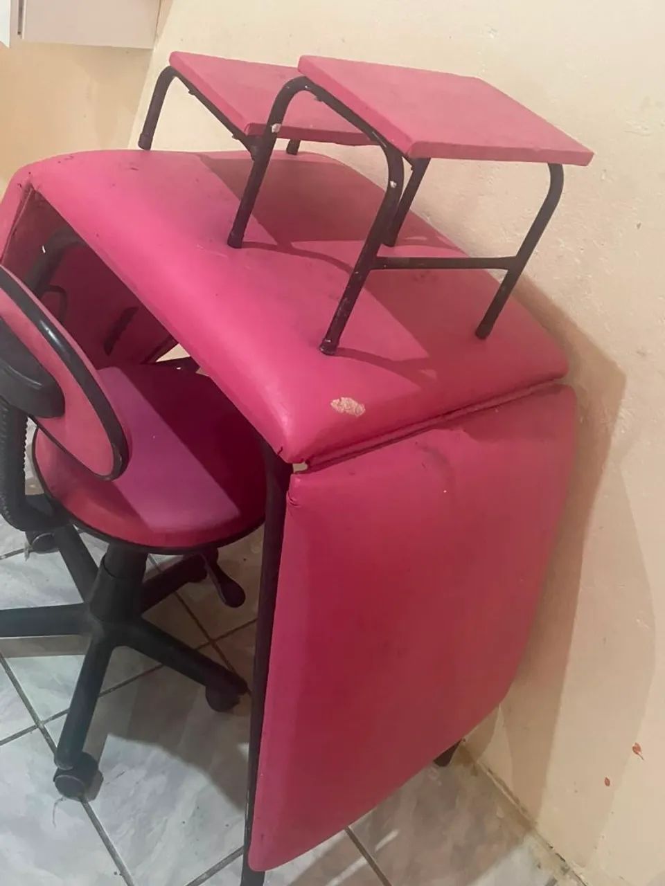 Maca completa com cadeira ajustável e escada  - Foto 2