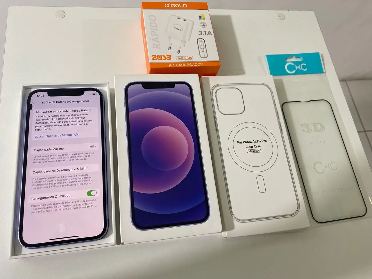 Iphone 12 roxo - Foto 2